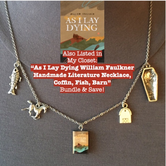 The Great Gatsby F. Scott Fitzgerald Handmade Glowing Literature Book Necklace - Picture 16 of 16